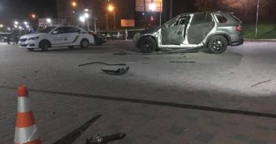 В Ивано-Франковске взорвался BMW Х5: подозревают, что его расстреляли из гранатомета (фото) (5 фото)