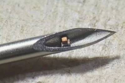Создан самый маленький чип в мире для ввода в организм