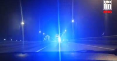 Водители предрекают массовые ДТП из-за нового освещения на Керченском мосту (ВИДЕО)