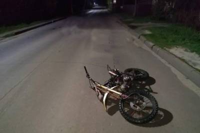 В Тамбовской области легковушка насмерть сбила подростка на мотоцикле