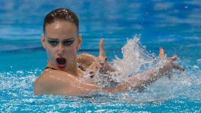 Варвара Субботина победила в произвольной программе соло на ЧЕ по синхронному плаванию