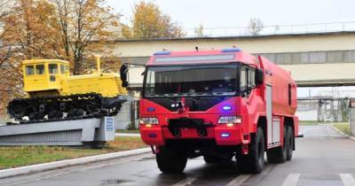 В России создали новый автомобиль для тушения пожаров в аэропортах