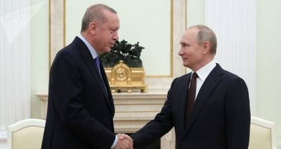 Путин и Эрдоган обсудили ситуацию в Палестине