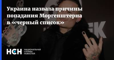 Украина назвала причины попадания Моргенштерна в «черный список»