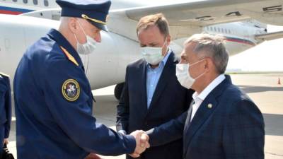 Бастрыкин встретился с президентом Татарстана после событий в Казани