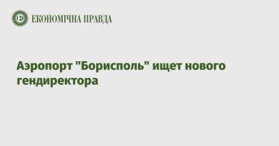 Аэропорт "Борисполь" ищет нового гендиректора