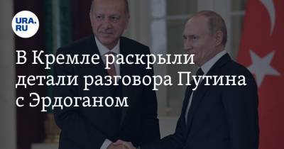 В Кремле раскрыли детали разговора Путина с Эрдоганом