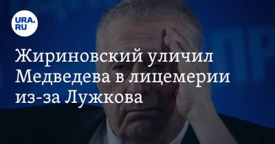 Жириновский уличил Медведева в лицемерии из-за Лужкова