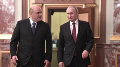 Путин 40 раз "мелькнул" в докладе премьер-министра Мишустина