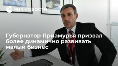 Губернатор Приамурья призвал более динамично развивать малый бизнес