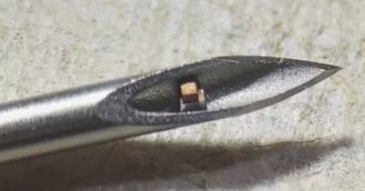На кончике иголки: ученые создали самый маленький медицинский чип в мире