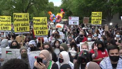 Новости на "России 24". Митингующие в разных странах выступили против нормализации отоншений Палестины и Израиля