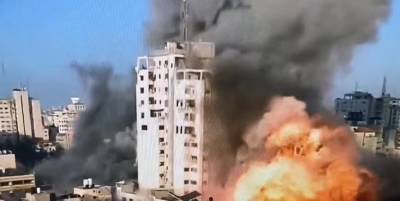 Израиль уничтожил башню Аль-Шурук в Газе, ХАМАС в ответ выпустил ракеты по домам в Ашкелоне и другим городам - видео - ТЕЛЕГРАФ