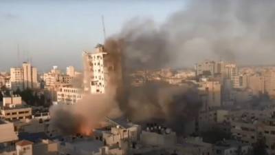 Израиль разрушил третье крупнейшее здание в Секторе Газа: видео