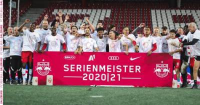 «Зальцбург» обыграл «Рапид» и восьмой раз подряд выиграл австрийскую бундеслигу