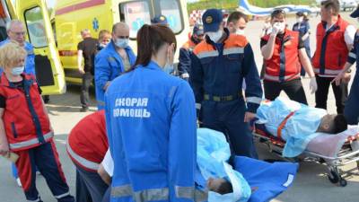 Раненые в Казани дети и взрослые доставлены в Москву