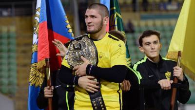 Кадыров: не видел, чтобы наш брат Хабиб выступал с флагом России