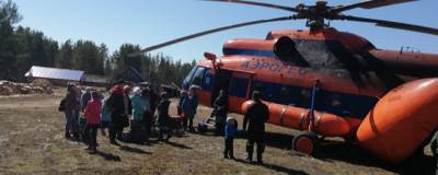 В Красноярском крае из подтопленного поселка эвакуировали 14 детей
