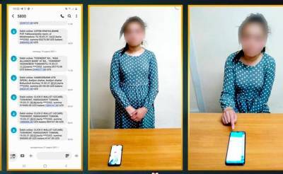 Школьница в Ташобласти крала деньги с пластиковых карт администраторов групп в Telegram, занимающихся продажей одежды