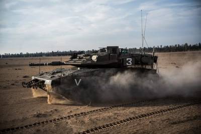 Предположительно российский комплекс «Корнет» на вооружении ХАМАС оторвал башню израильскому танку Merkava