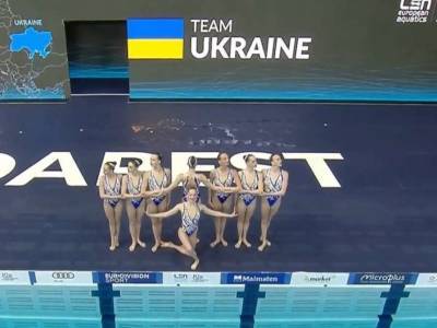 Украинки завоевали медаль на чемпионате Европы по водным видам спорта