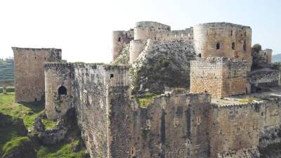 Как реставрируют старинный замок Крак-де-Шевалье в Сирии