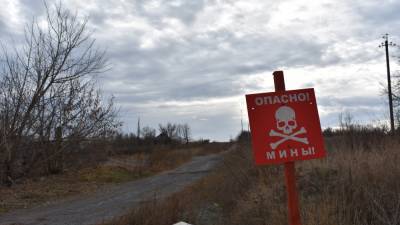 Бойцы ВСУ установили противотанковые мины у поселка в Донбассе