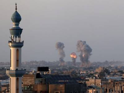 Армия обороны Израиля сообщила, что атаковала 600 военных целей в секторе Газа