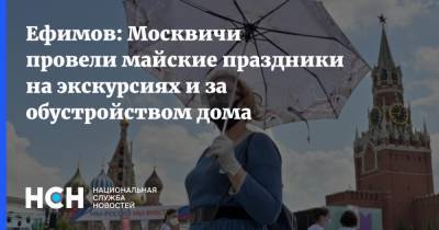 Ефимов: Москвичи провели майские праздники на экскурсиях и за обустройством дома
