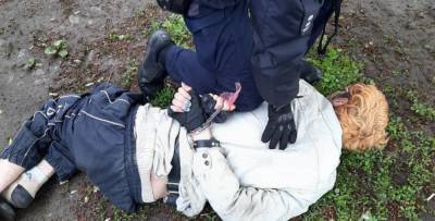 В Лисичанске задержан "гладиатор", разгуливавший по улице с мачете