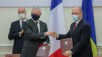 Украина и Франция подписали 4 соглашения более чем на 1,3 млрд евро – Шмыгаль