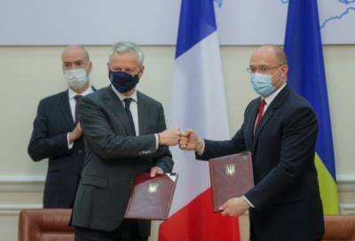Украина и Франция заключили соглашения на общую сумму более €1,3 миллиарда