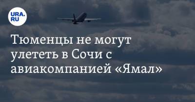 Тюменцы не могут улететь в Сочи с авиакомпанией «Ямал»