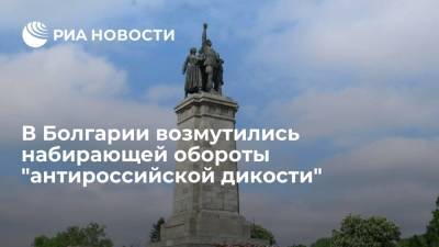 В Болгарии возмутились набирающей обороты "антироссийской дикости"