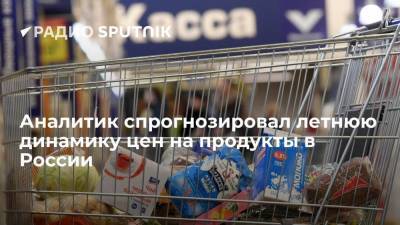Аналитик спрогнозировал летнюю динамику цен на продукты в России