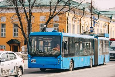 С 15 мая в Рязани четыре троллейбуса приостановят движение на месяц
