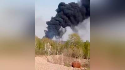 Видео из Сети. Столб черного дыма в небе под Новосибирском встревожил жителей