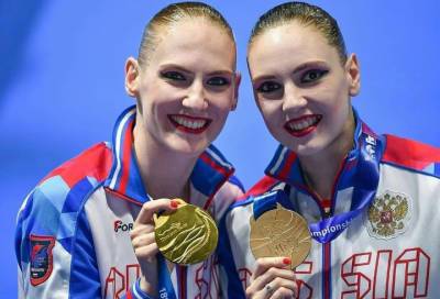 Российские синхронистки Ромашина и Колесниченко выиграли золото на чемпионате Европы