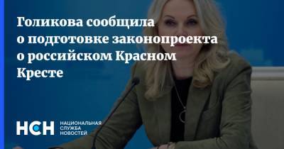 Голикова сообщила о подготовке законопроекта о российском Красном Кресте