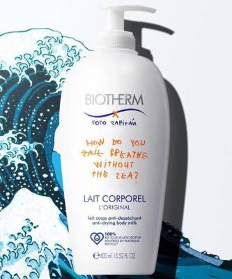 Красота и искусство: Biotherm выпустили эко-коллекцию средств по уходу за кожей вместе с современной художницей Coco Capitán