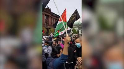 Массовые антиизраильские манифестации прошли в Германии