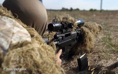 На Донбассе от выстрела снайпера погиб украинский военный