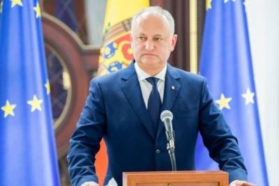 Додон обвинил ЕС и США во вмешательстве в выборы в Молдавии