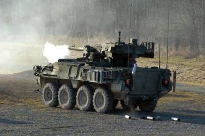 В США снимают с вооружения "колёсный танк" М1128 Mobile Gun Systems из-за постоянных проблем с орудием