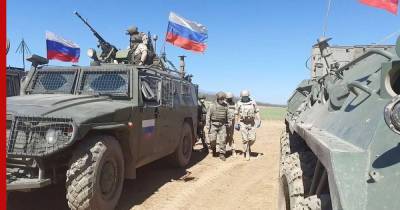 Российская военная полиция в Сирии остановила американскую колонну