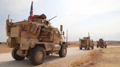 Российские военные блокировали колонну армии США в Сирии