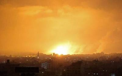 Армия Израиля нанесла удар по зданию штаба внутренней безопасности ХАМАС