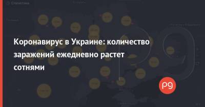 Коронавирус в Украине: количество заражений ежедневно растет сотнями