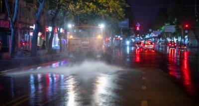 Тбилиси начал умываться: мэрия помыла проспект Пекина