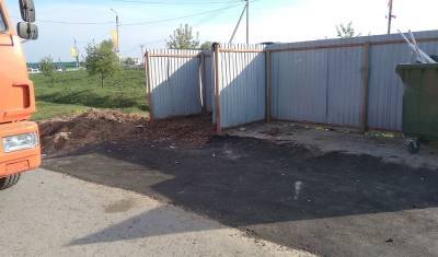 После обращения к губернатору в Заводоуковске очистили контейнерную площадку